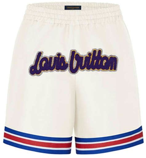 lv basketball shorts|Louis Vuitton x NBA Basketball Shorts Beige Men's .